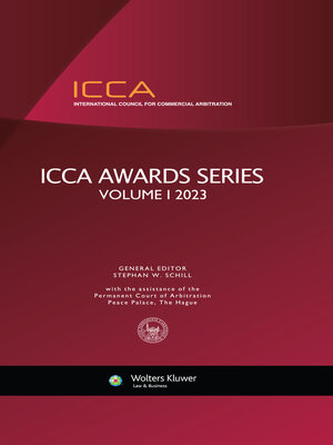 cover image of ICCA Awards Series, Volume I (2023)